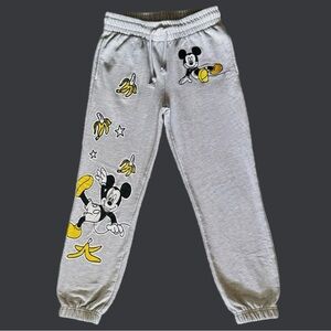 Disney Mickey Mouse Gray Joggers